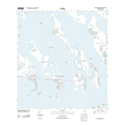 2012 Map of Summerland Key, 2012 Print