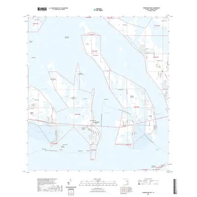 2021 Map of Summerland Key, 2021 Print