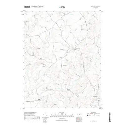 2019 Map of Summersville, 2019 Print