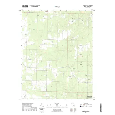 2017 Map of Summersville NE, 2017 Print