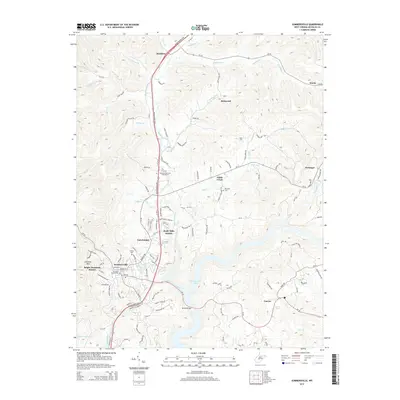 2014 Map of Summersville, 2014 Print