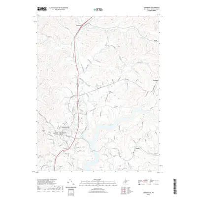 2019 Map of Summersville, 2019 Print