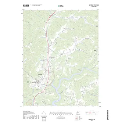 2023 Map of Summersville, 2023 Print