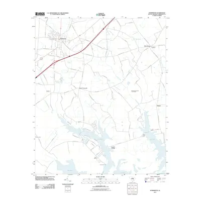 2011 Map of Summerton, 2011 Print
