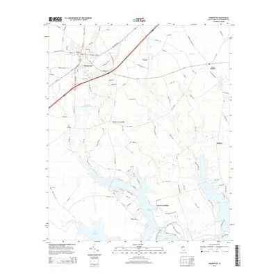 2014 Map of Summerton, 2014 Print