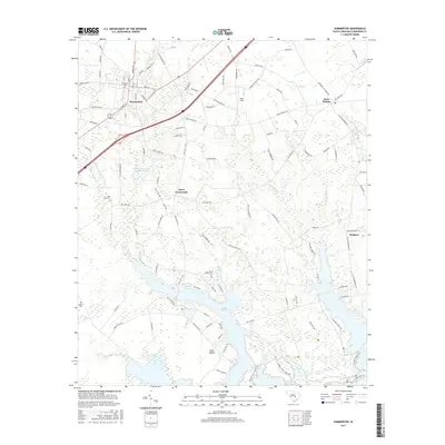 2017 Map of Summerton, 2017 Print