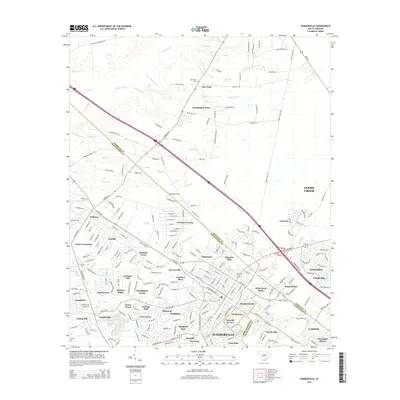 2014 Map of Summerville, 2014 Print