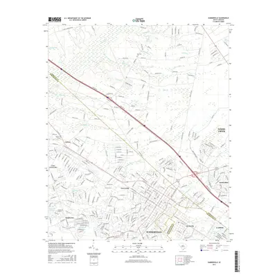 2017 Map of Summerville, 2017 Print