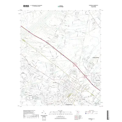 2020 Map of Summerville, 2020 Print