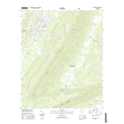 2017 Map of Summerville, 2017 Print