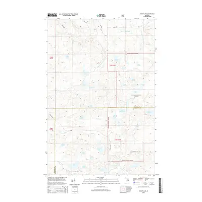 2014 Map of Summit Lake, 2014 Print
