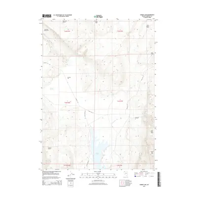 2015 Map of Summit Lake, 2015 Print
