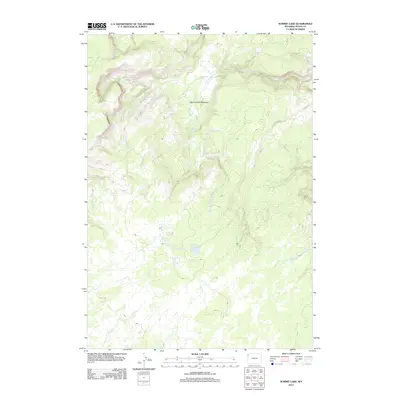 2012 Map of Summit Lake, 2012 Print