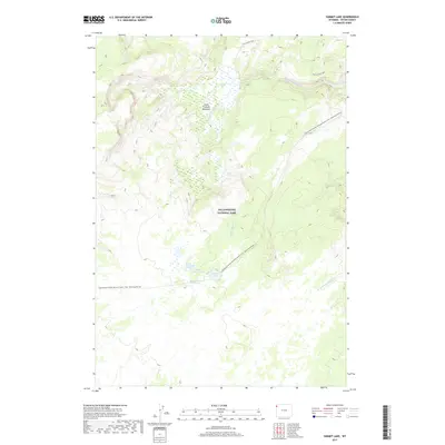 2017 Map of Summit Lake, 2017 Print