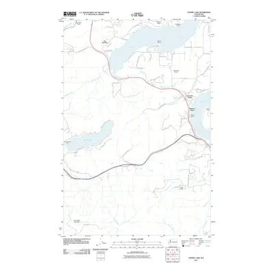 2011 Map of Summit Lake, 2011 Print