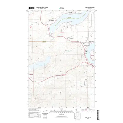 2014 Map of Summit Lake, 2014 Print