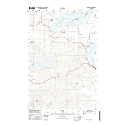 2017 Map of Summit Lake, 2017 Print