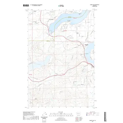 2020 Map of Summit Lake, 2020 Print