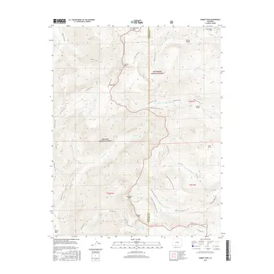 2016 Map of Summit Peak, 2016 Print