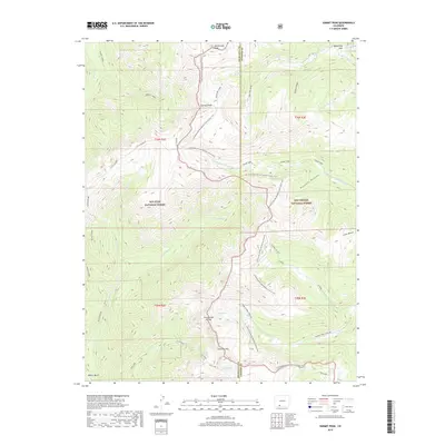 2019 Map of Summit Peak, 2019 Print