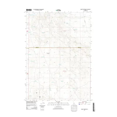 2013 Map of Summit Reservoir, 2013 Print