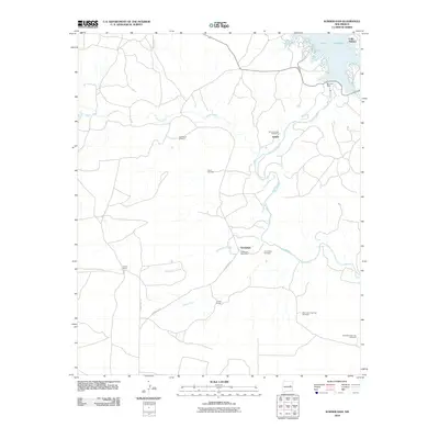 2010 Map of Sumner Dam, 2010 Print