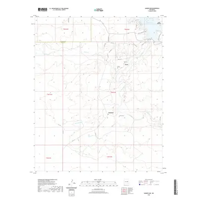 2020 Map of Sumner Dam, 2020 Print