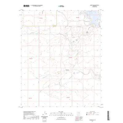 2023 Map of Sumner Dam, 2023 Print