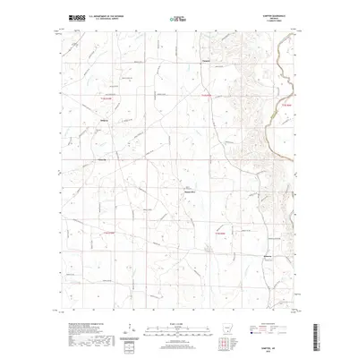 2020 Map of Sumpter, 2020 Print