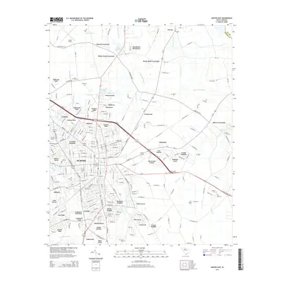 2014 Map of Sumter East, 2014 Print