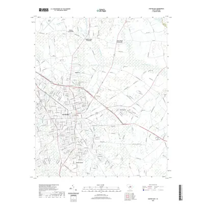 2020 Map of Sumter East, 2020 Print