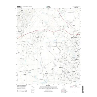 2014 Map of Sumter West, 2014 Print