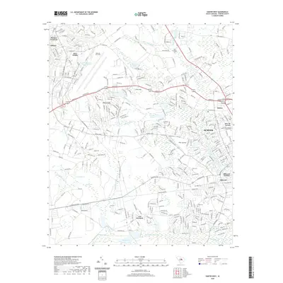 2020 Map of Sumter West, 2020 Print