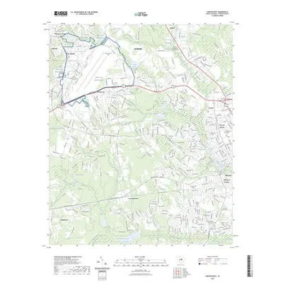 2023 Map of Sumter West, 2023 Print