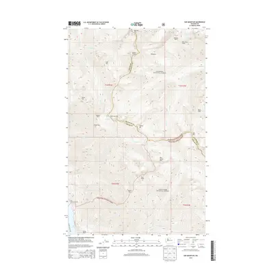 2014 Map of Sun Mountain, 2014 Print