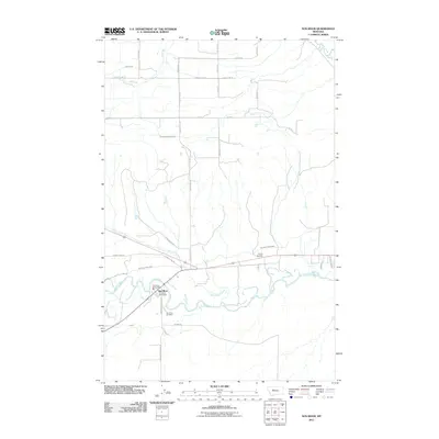 2011 Map of Sun River, 2011 Print