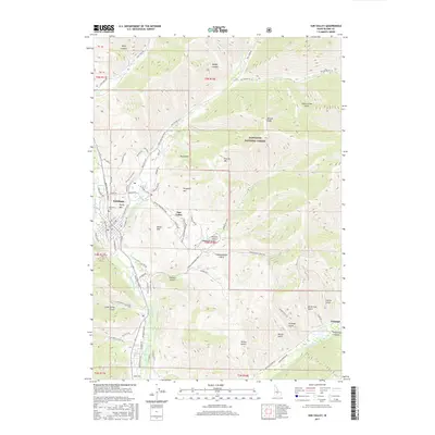 2017 Map of Sun Valley, 2017 Print