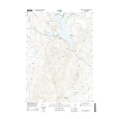2015 Map of Sunapee Lake South, 2015 Print