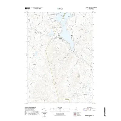 2018 Map of Sunapee Lake South, 2018 Print