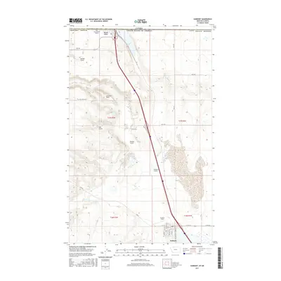 2017 Map of Sunburst, 2017 Print