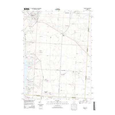 2013 Map of Sunbury, 2013 Print