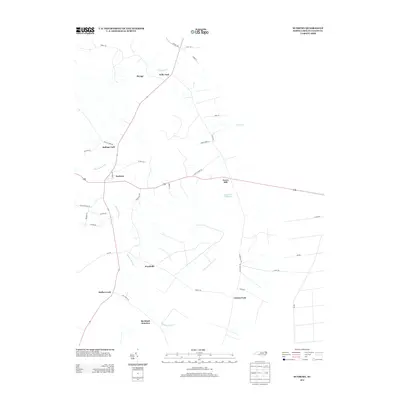 2013 Map of Sunbury, 2013 Print