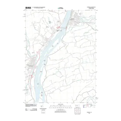 2010 Map of Sunbury, 2010 Print