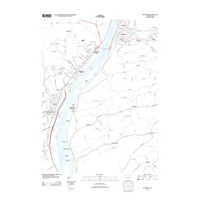 2013 Map of Sunbury, 2013 Print