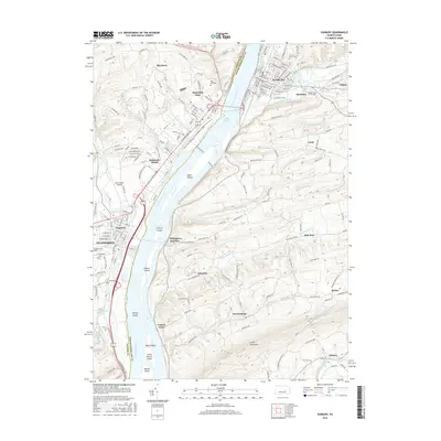 2016 Map of Sunbury, 2016 Print