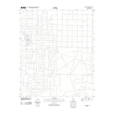 2010 Map of Sundown, 2010 Print