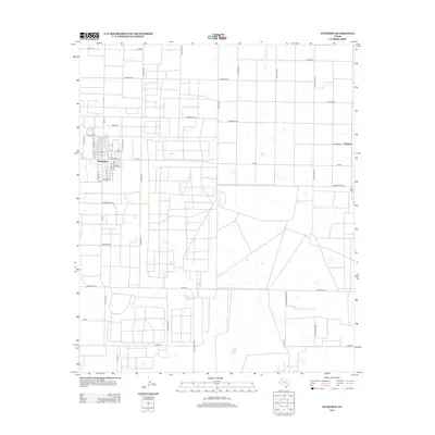 2012 Map of Sundown, 2012 Print