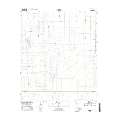 2016 Map of Sundown, 2016 Print