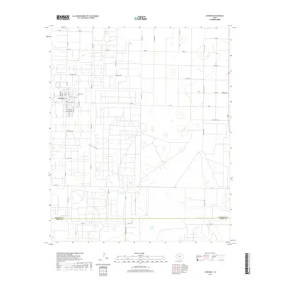 2019 Map of Sundown, 2019 Print
