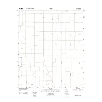 2012 Map of Sundown SE, 2012 Print